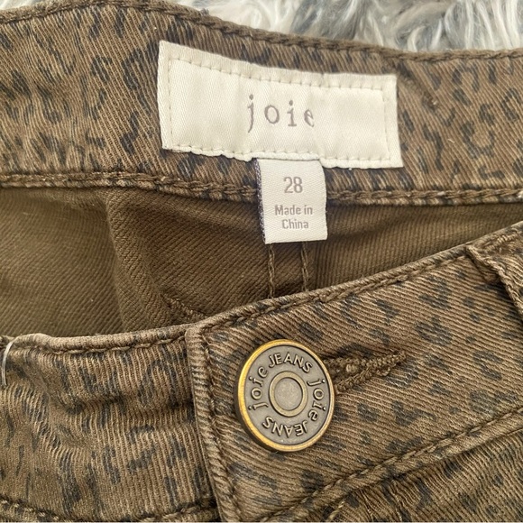 Joie Leopard Print Parker Skinny Jeans - Picture 9 of 10